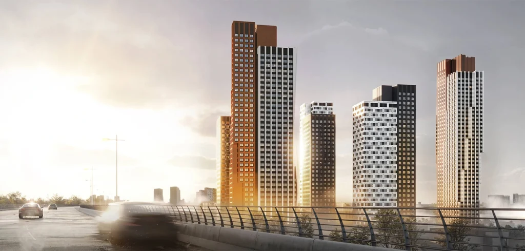 Расположение ЖК У МЕТРО «БУЛЬВАР РОКОССОВСКОГО» в Москве